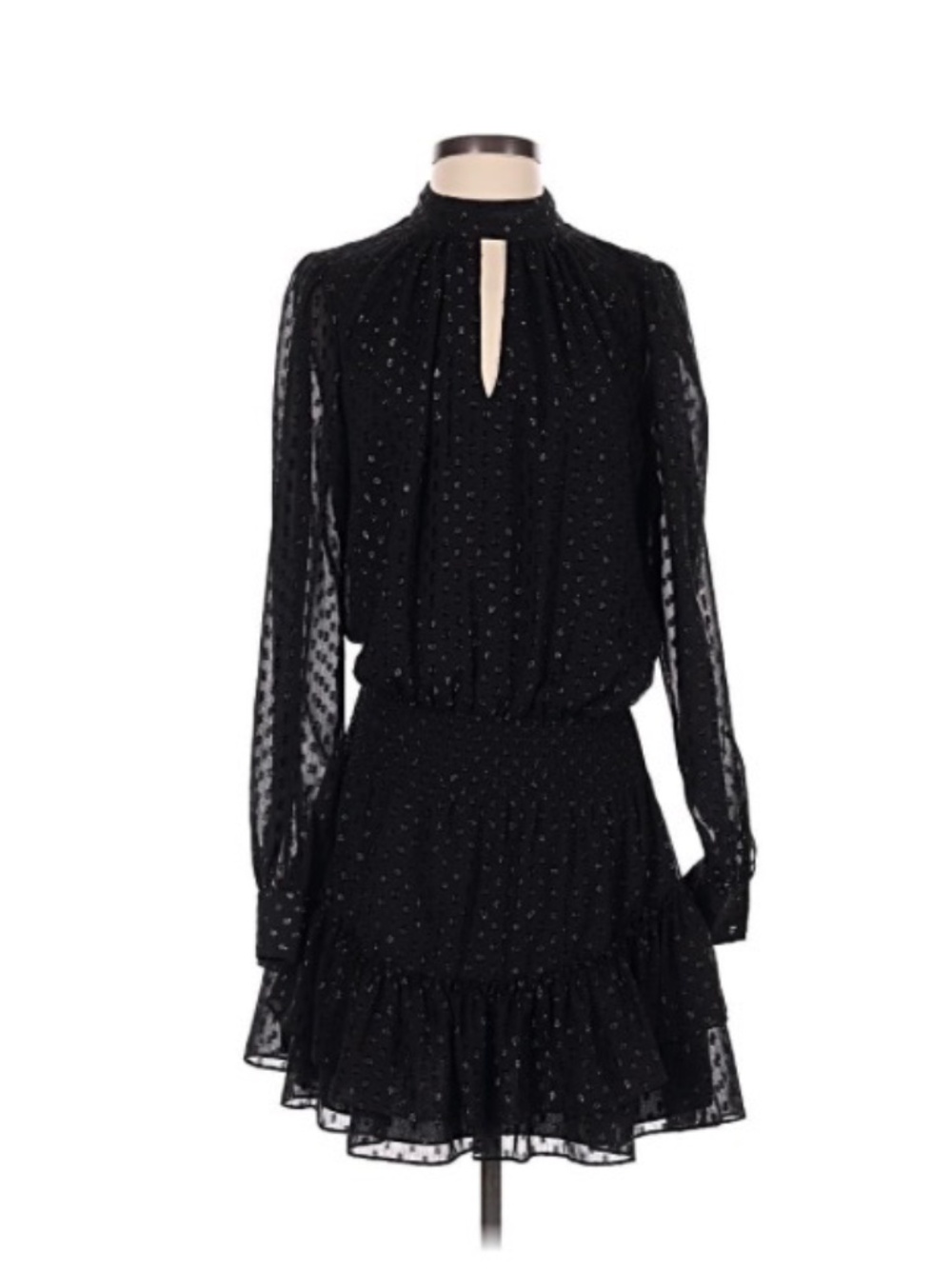 Ramy Brook Metallic Dot Mini Dress